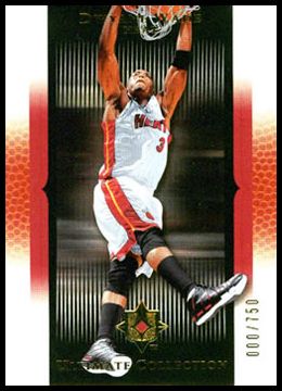 2005-06 Upper Deck Ultimate Collection 68 Dwyane Wade